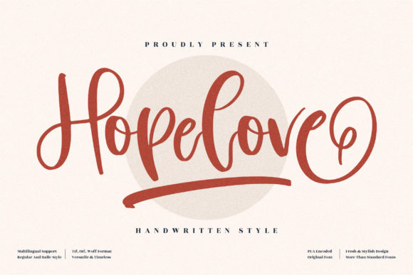 Adding a Spark of Joy: Designing with the Hopelove Script Font