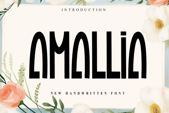 Amallia: A Modern Handwritten Script Font for Elegant Brands