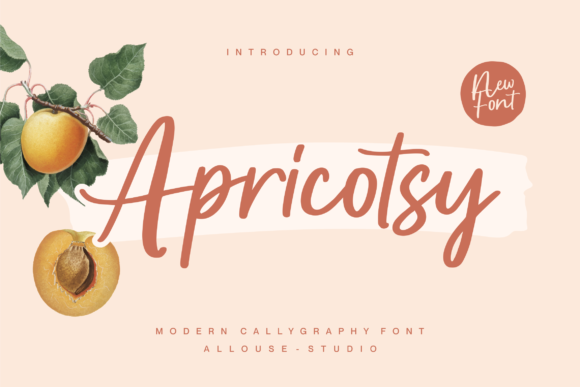 Apricotsy: A Script Font That Dances with Personality