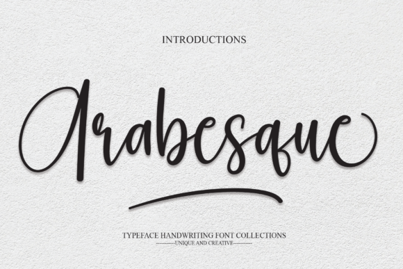 Arabesque: The Script Font for Modern Elegance