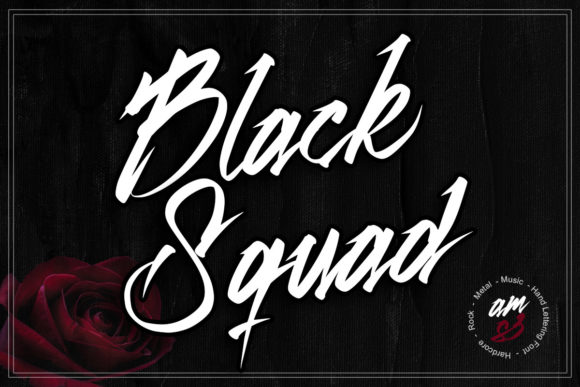 Black Squad: The Script Font for Bold, Unapologetic Design