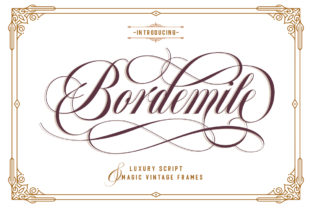 Bordemile: A Luxury Script for Distinctive Design