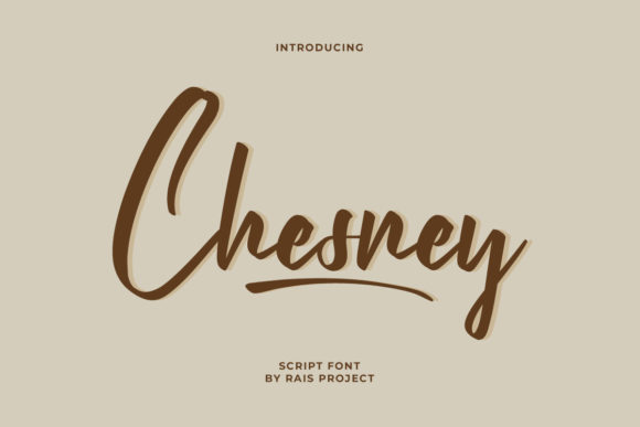 Chesney: A Script Font That Brings Warmth and Character