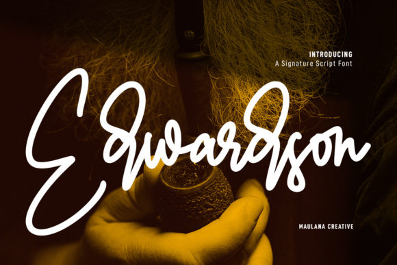 Edwardson Signature: A Relaxed Script for Authentic Branding