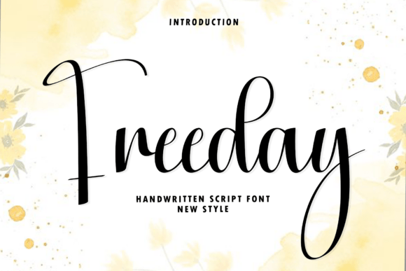 Freeday: The Modern Script Font for Elegant Branding
