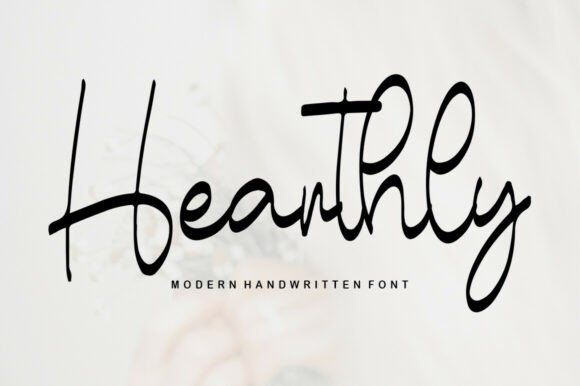 Hearthly: The Script Font for Modern, Elegant Designs