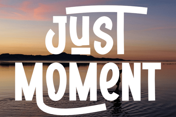 Just Moment: A Script Font for Sophisticated Branding