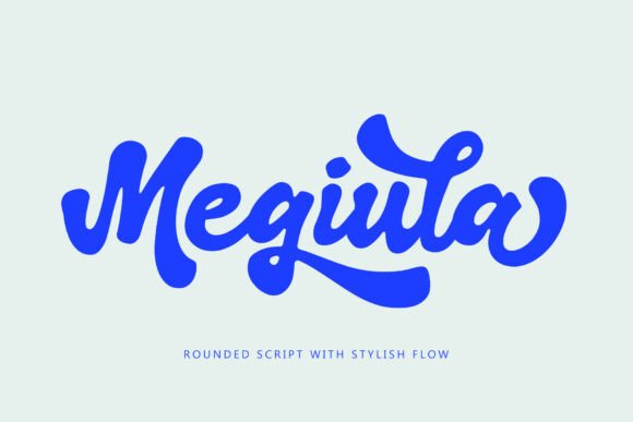 Megiula: A Modern Script Font for Elegant Design
