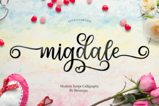 Migdale: A Playful Script Font for Creative Design