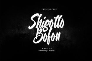 Shigutto Bofon: A Modern Script for Authentic Design