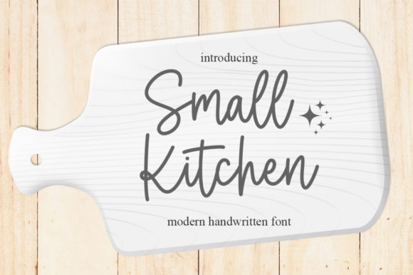 Small Kitchen: A Graceful Script for Modern Creatives