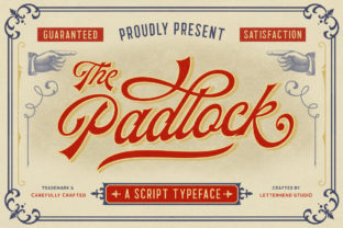The Padlock: A Script Font with Vintage Soul