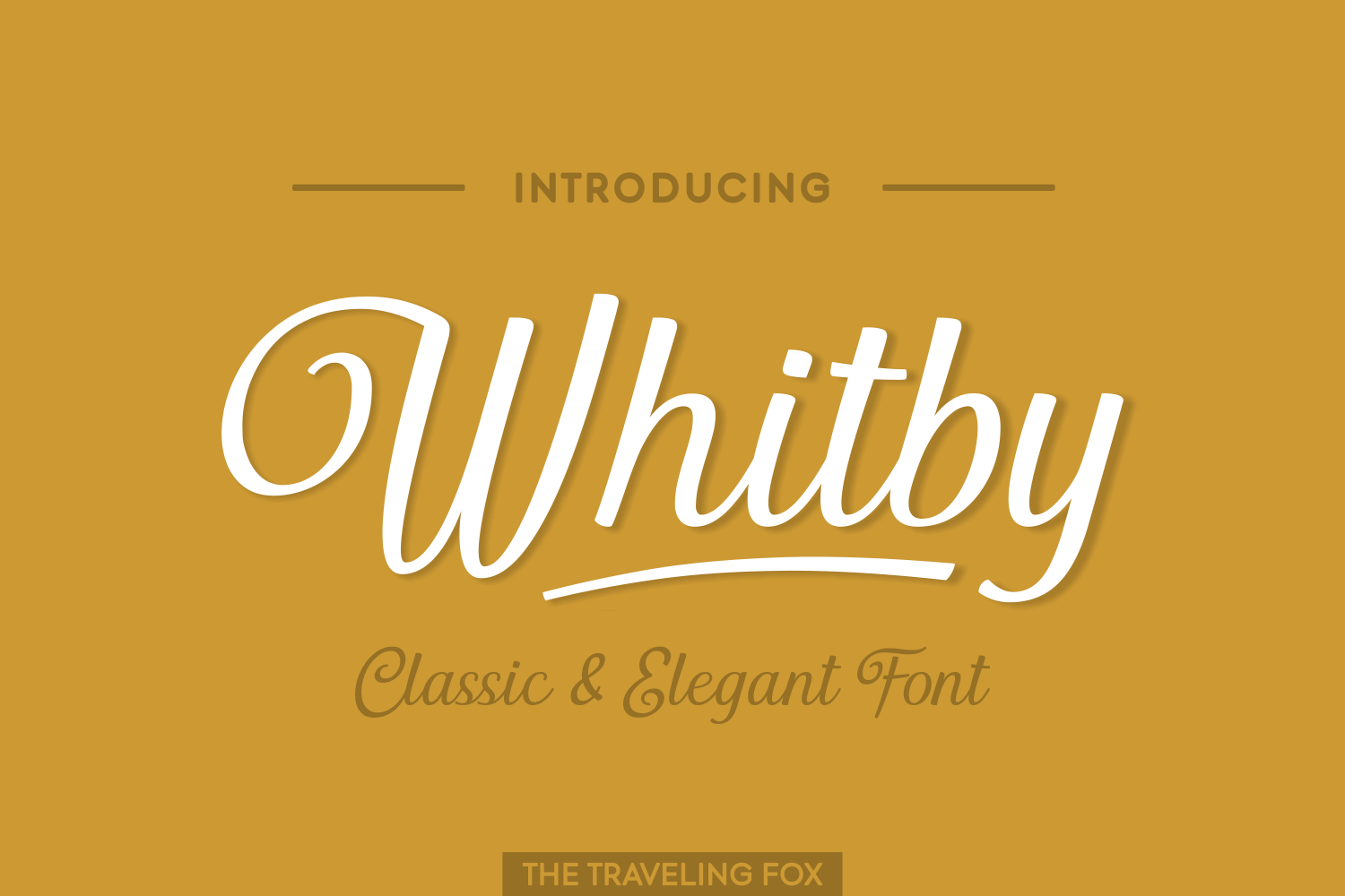 Whitby: A Go-To Script Font for Elegant Design Projects
